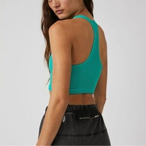 FP Movement by Free People Turquoise Racerback Sports Bra